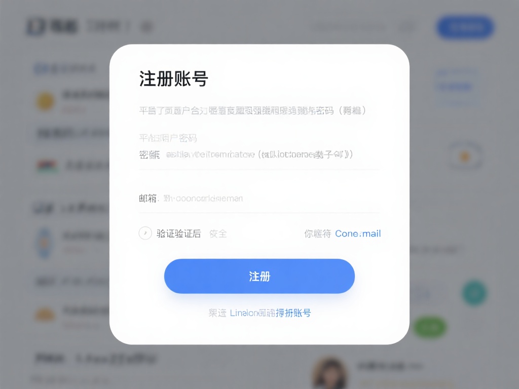 注册账号
如果你是新用户，点击页面上的“注册”按